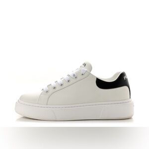 Prada White and Black Sneakers